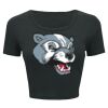 Ladies' Poly-Cotton Crop T-Shirt Thumbnail