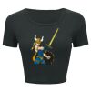 Ladies' Poly-Cotton Crop T-Shirt Thumbnail