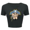 Ladies' Poly-Cotton Crop T-Shirt Thumbnail