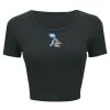 Ladies' Poly-Cotton Crop T-Shirt Thumbnail