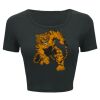 Ladies' Poly-Cotton Crop T-Shirt Thumbnail