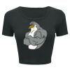 Ladies' Poly-Cotton Crop T-Shirt Thumbnail