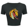 Ladies' Poly-Cotton Crop T-Shirt Thumbnail