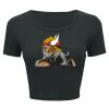 Ladies' Poly-Cotton Crop T-Shirt Thumbnail