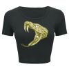 Ladies' Poly-Cotton Crop T-Shirt Thumbnail