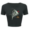 Ladies' Poly-Cotton Crop T-Shirt Thumbnail