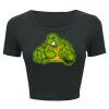 Ladies' Poly-Cotton Crop T-Shirt Thumbnail
