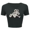Ladies' Poly-Cotton Crop T-Shirt Thumbnail