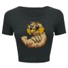Ladies' Poly-Cotton Crop T-Shirt Thumbnail