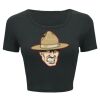 Ladies' Poly-Cotton Crop T-Shirt Thumbnail