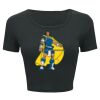 Ladies' Poly-Cotton Crop T-Shirt Thumbnail