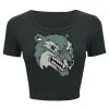 Ladies' Poly-Cotton Crop T-Shirt Thumbnail
