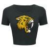 Ladies' Poly-Cotton Crop T-Shirt Thumbnail