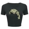 Ladies' Poly-Cotton Crop T-Shirt Thumbnail