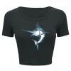 Ladies' Poly-Cotton Crop T-Shirt Thumbnail