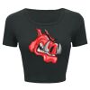 Ladies' Poly-Cotton Crop T-Shirt Thumbnail