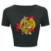 Ladies' Poly-Cotton Crop T-Shirt Thumbnail