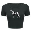Ladies' Poly-Cotton Crop T-Shirt Thumbnail