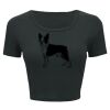 Ladies' Poly-Cotton Crop T-Shirt Thumbnail