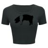 Ladies' Poly-Cotton Crop T-Shirt Thumbnail