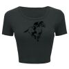Ladies' Poly-Cotton Crop T-Shirt Thumbnail