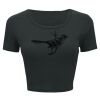 Ladies' Poly-Cotton Crop T-Shirt Thumbnail