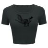 Ladies' Poly-Cotton Crop T-Shirt Thumbnail
