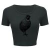 Ladies' Poly-Cotton Crop T-Shirt Thumbnail