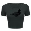 Ladies' Poly-Cotton Crop T-Shirt Thumbnail