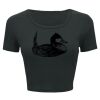 Ladies' Poly-Cotton Crop T-Shirt Thumbnail