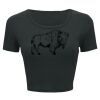 Ladies' Poly-Cotton Crop T-Shirt Thumbnail