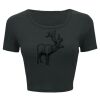 Ladies' Poly-Cotton Crop T-Shirt Thumbnail