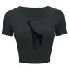 Ladies' Poly-Cotton Crop T-Shirt Thumbnail