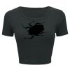 Ladies' Poly-Cotton Crop T-Shirt Thumbnail