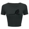 Ladies' Poly-Cotton Crop T-Shirt Thumbnail