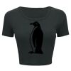 Ladies' Poly-Cotton Crop T-Shirt Thumbnail