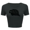 Ladies' Poly-Cotton Crop T-Shirt Thumbnail