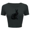 Ladies' Poly-Cotton Crop T-Shirt Thumbnail