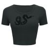 Ladies' Poly-Cotton Crop T-Shirt Thumbnail