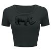 Ladies' Poly-Cotton Crop T-Shirt Thumbnail
