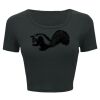 Ladies' Poly-Cotton Crop T-Shirt Thumbnail
