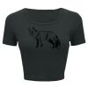 Ladies' Poly-Cotton Crop T-Shirt Thumbnail