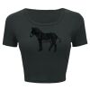 Ladies' Poly-Cotton Crop T-Shirt Thumbnail