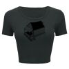 Ladies' Poly-Cotton Crop T-Shirt Thumbnail