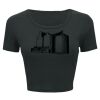 Ladies' Poly-Cotton Crop T-Shirt Thumbnail
