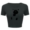 Ladies' Poly-Cotton Crop T-Shirt Thumbnail