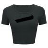 Ladies' Poly-Cotton Crop T-Shirt Thumbnail