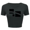 Ladies' Poly-Cotton Crop T-Shirt Thumbnail