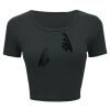 Ladies' Poly-Cotton Crop T-Shirt Thumbnail