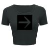Ladies' Poly-Cotton Crop T-Shirt Thumbnail